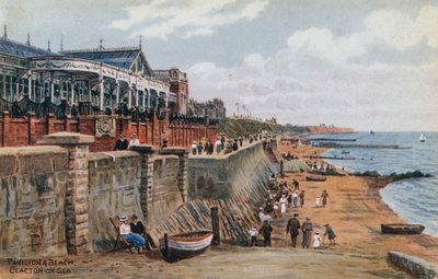 Padiglione e spiaggia, Clacton-on-Sea da Alfred Robert Quinton